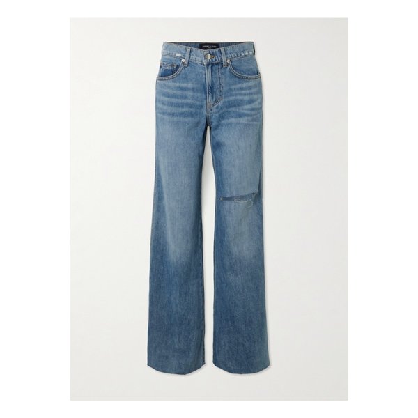 베로니카비어드 케이시 프레이 미드라이즈 와이드 진 라이트 데님 46376663162844631