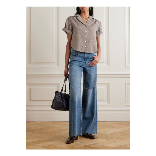 베로니카비어드 케이시 프레이 미드라이즈 와이드 진 라이트 데님 46376663162844631