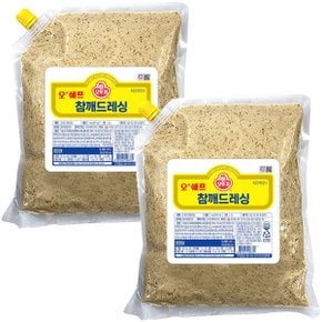 오뚜기 오쉐프 참깨드레싱 1kg x 2개