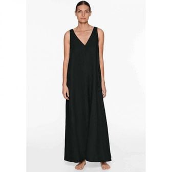 이스퀘어 4647755 OYSHO SLEEVELESS - Maxi dress black