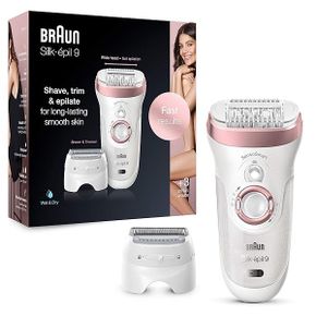 독일 브라운 제모기 여성용 브라un 실크epil 9 9720 Epilator for 여성 롱 라스ting Hair Rem오