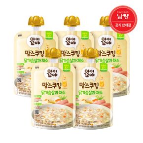 맘스쿠킹 유아 이유식 6개월   닭가슴살과채소 100g 5입_P333308306