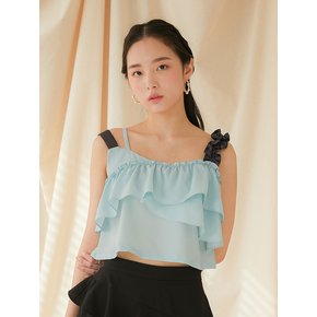 hirring Strap Blouse SKY BLUE