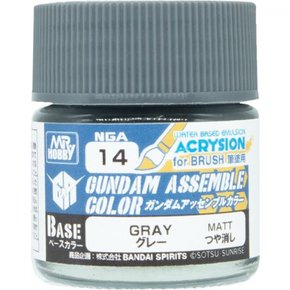 GSI 크레오스 NGA14 건담 어셈블리 컬러 베이스 컬러 시리즈 10ml 그레이 [프라모델 페인트]
