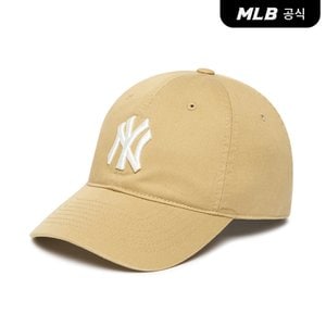 MLB [코리아공식]N-COVER 언스트럭쳐 볼캡 NY (Beige)