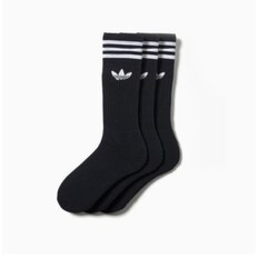 SOLID CREW SOCK(S21490)