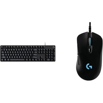 Logitech 미국 로지텍G413 Logitech G413 SE Full-Size Mechanical Gaming Keyboard G403 Hero 25K Mouse