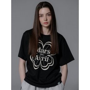 CLOVER TSHIRT_BLACK CREAM