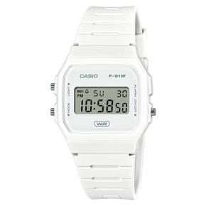 CASIO 카시오 F-91WB-7A F-91 시리즈  디지털시계 화이트 (S18655548)