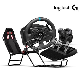 Logitech 로지텍코리아 G923 트루포스 레이싱휠, 쉬프터,NLR 레이싱스텐드 패키지(PS5/PS4/PC)SSG