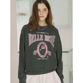 Belle Rose Sweatshirt - Pigment Grey