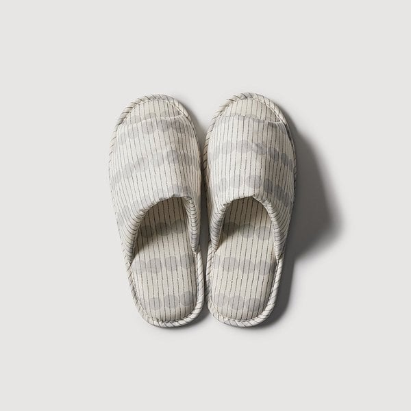 사각사각 드로잉 도트 거실화_230-245_아이보리 J616901000906