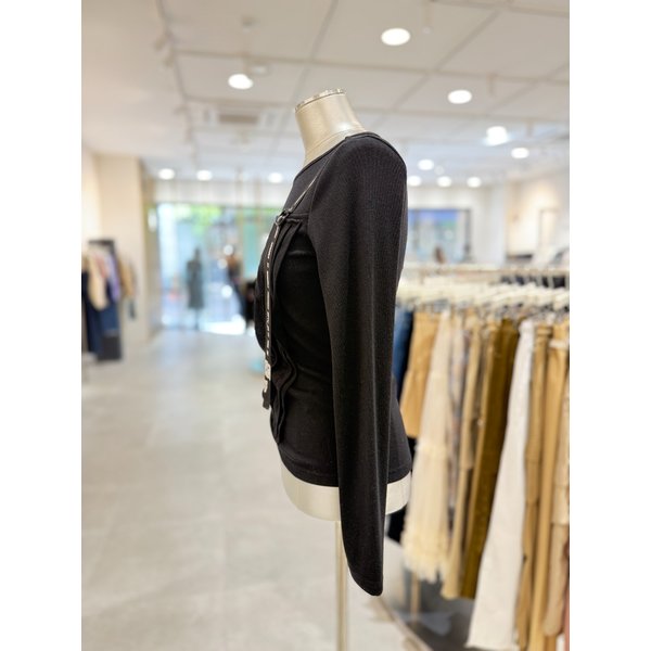 [부산점] 레터링 스트랩 포인트 슬림 티셔츠 EQ4CL961