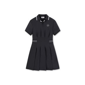 왁[WAAC]골프 (WWTCM24223BKX)여성 WAACKY Jersey SS Polo Dress