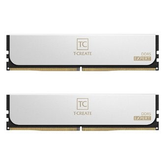 엠지솔루션 TeamGroup T-CREATE DDR5-6800 CL36 화이트 96G(48x2)