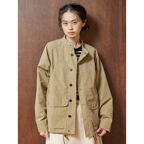 MULTI PK COTTON JACKET [BEIGE]