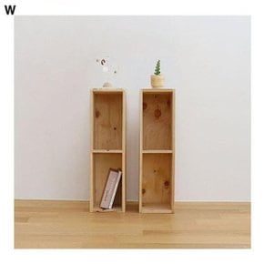 [HYE75GK3_55]고급 삼나무슬림 조립책장 DIY2단책장 (35630753)