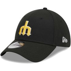 [해외] 1098218 뉴에라 모자 MLB [시애틀 매리너스] Logo 39THIRTY Flex Hat - Black