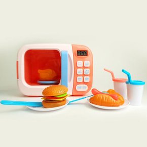 마이리틀오븐 전자레인지 시간조절가능 주방놀이 핑크