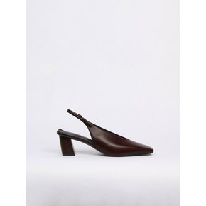 Remi Slingback Leather Burgundy
