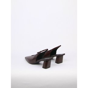 Remi Slingback Leather Burgundy