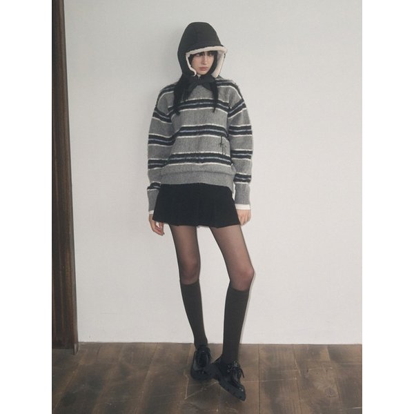 멜로우 플리츠 코듀로이 스커트 [2COLOR]