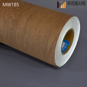  현대인테리어필름 생활방수 간편한 접착식 나무  원목 무늬시트지필름 MW185엔틱