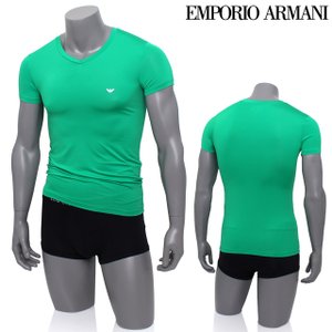 EMPORIO ARMANI 알마니 남성 브이넥 티셔츠 6P747 LAWN