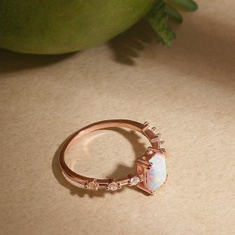 루브르파리 라임 오팔 반지(13-15호) RA0618