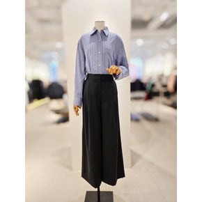 [파주점] 실크 블렌드 셔츠 칼라 블라우스CR9A0BL081