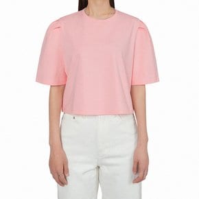 DAILY PUFF CROP T-SHIRT PINK