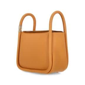보위 Boyy Bags.. Handbag WONTON25PEBBLECS/CSDAPRICOT Apricot