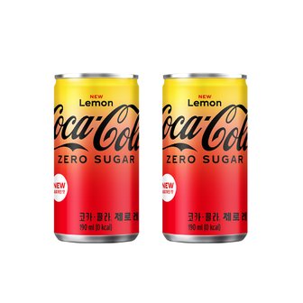 코카콜라 [코카콜라직영] 코크제로 레몬 190CAN X30