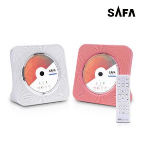 CD플레이어 SCD100 (화이트) 휴대용 무선 블루투스 CD플레이어 .휴대용.어학용.교육용.라디오