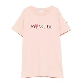몽클레어 K29548C0003583907 514 ROSA HEART LOGO T SHIRT