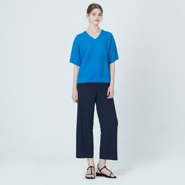 기비 글리터 스티치 와이드 팬츠 GY25M1FRA2939