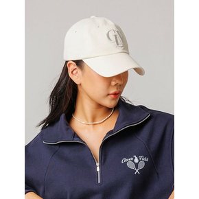 Classic CLVR ambo logo ball cap_IVORY