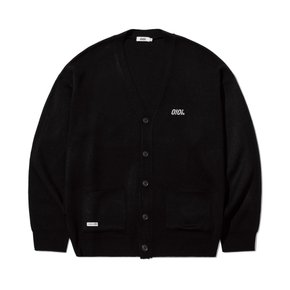 COMFORT KNIT CARDIGAN_BLACK