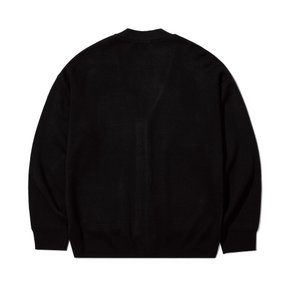 COMFORT KNIT CARDIGAN_BLACK