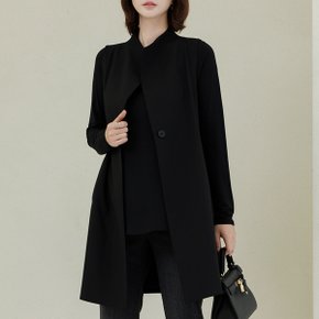 VED4016_DO [THE BLACK] 데이디뒷벨트롱조끼 (88size)