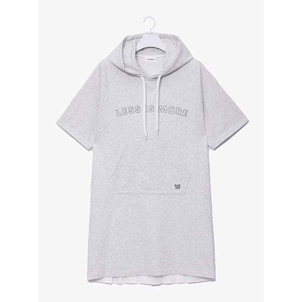 후디OP 백플리츠 원피스_엘그레이