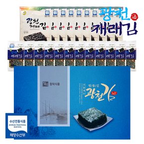 [09/09(월)순차출고]원초듬뿍 광천김 재래김 고급선물세트 (전장김10봉+식탁김12봉)