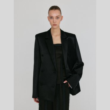 EENK ZEL Double-Breasted Blazer - Black