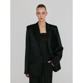 ZEL Double-Breasted Blazer - Black