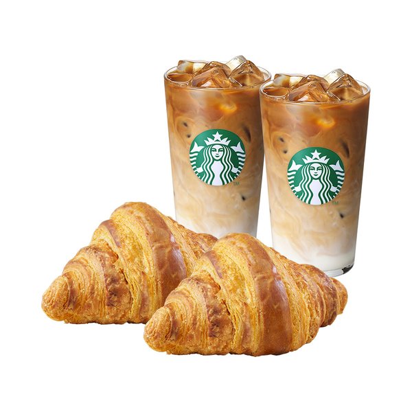 라떼 & 크루아상