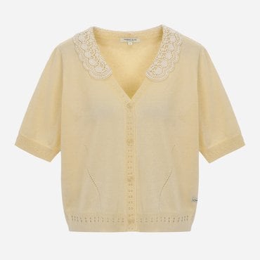 써스데이아일랜드 레이스 카라넥 가디건 (T256MCD133W)