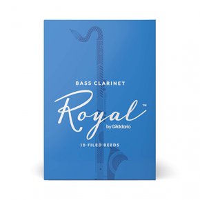 D`Addario WoodWinds 다다리오 리드 버스 클라리넷용 ROYAL REB1035 [경도:3.5] 10장들이