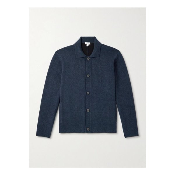 선스펠 더블 페이스 메리노 울 혼방 재킷 블루 46376663162907197