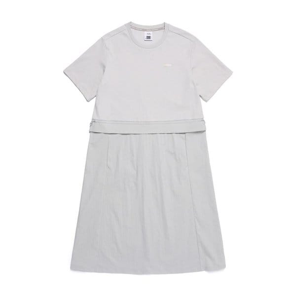 [여주점] N252WOP081 여성 하이브리드 반팔 원피스 SILVER GREY