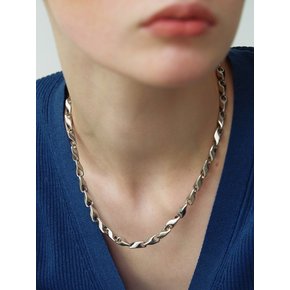 [Surgical] Square Chain Necklace